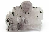 Spotted Phantom Amethyst Crystal Cluster with Epidote - China #221179-1